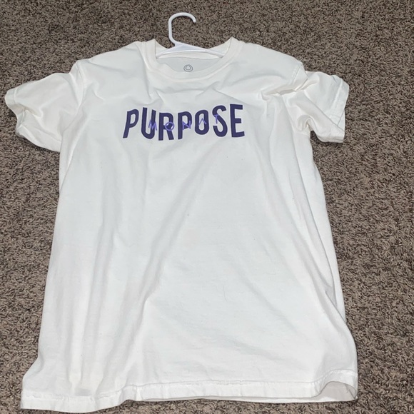 Monat Purpose white Tee - Picture 1 of 3